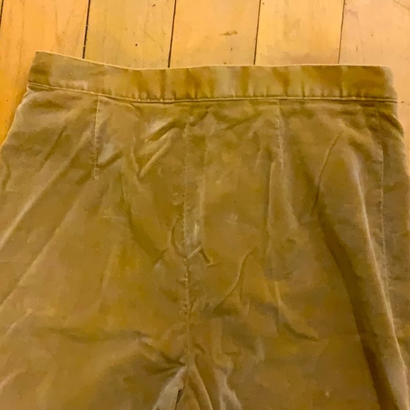 Vintage Camel Tan Velveteen High Waisted Pants by Ms. Dibs - Picture 7 of 12